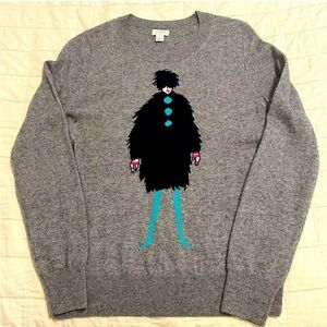 J. Crew Heather Gray Knit Top